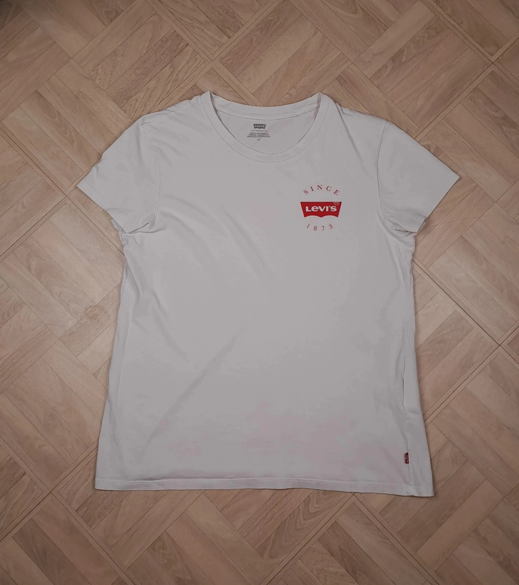 T-shirt / Levi's / Blanc / Taille L / Femme/ Logo Since 1873